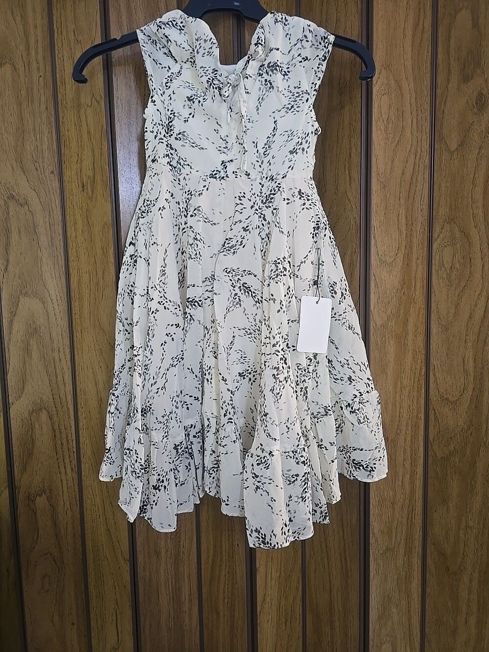 Joyfolie Mia Joy Skye Dress In Grey Floral Girls Size 3 - Picture 5 of 7